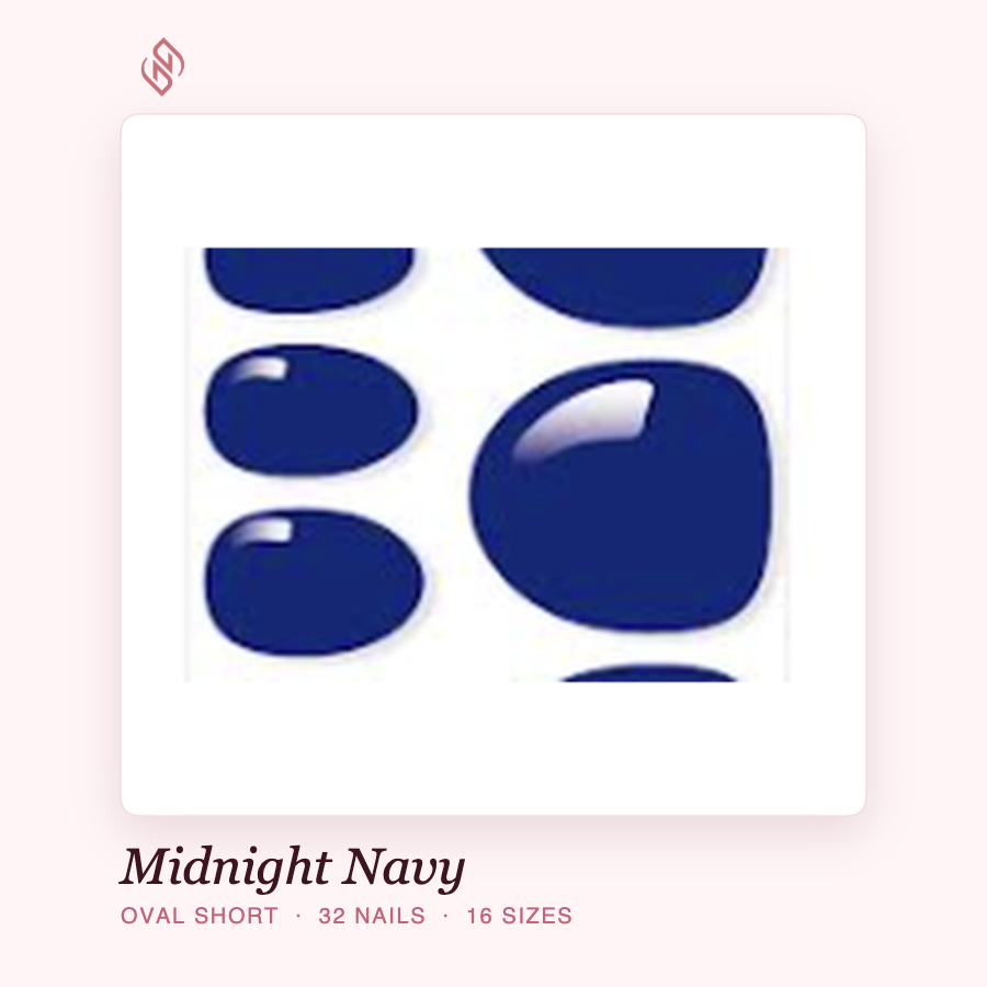Neilé Midnight Navy — oval short