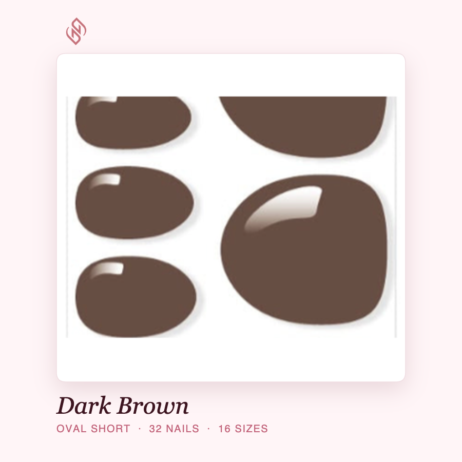 Neilé Dark Brown — oval short