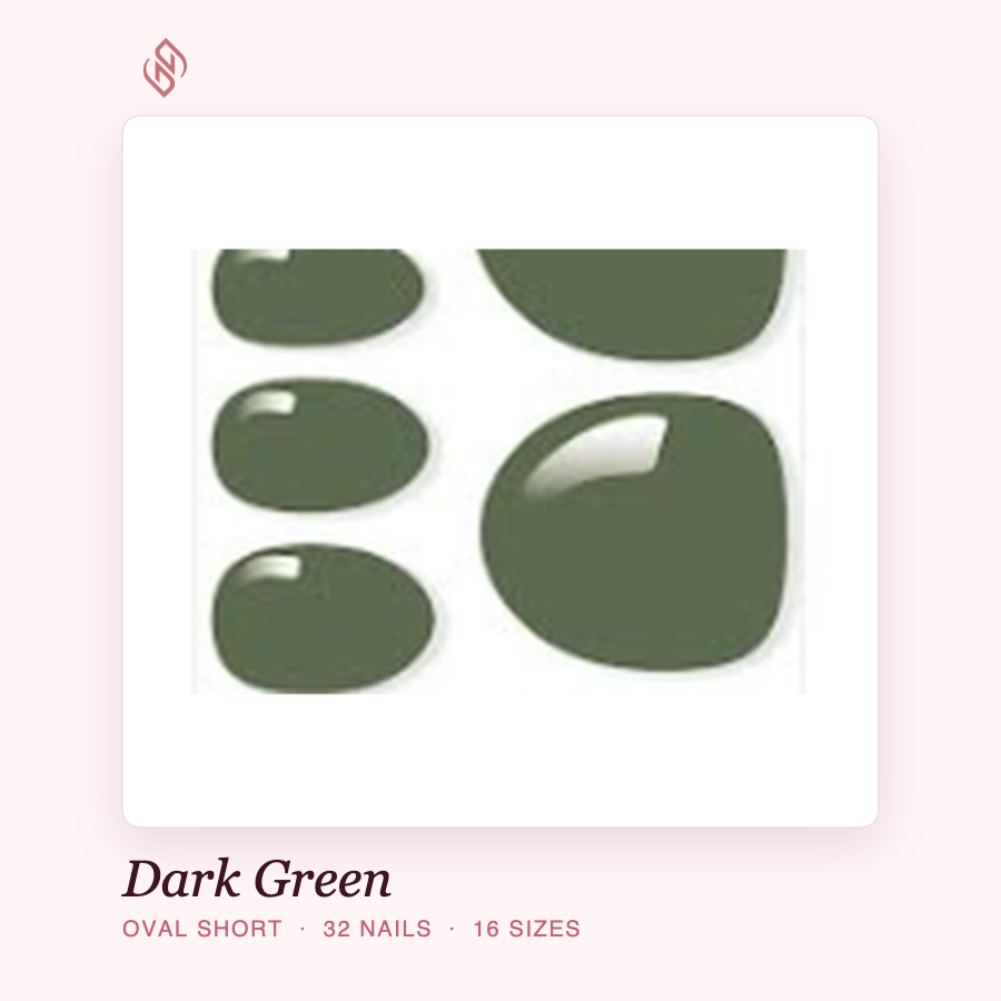 Neilé Dark Green — oval short