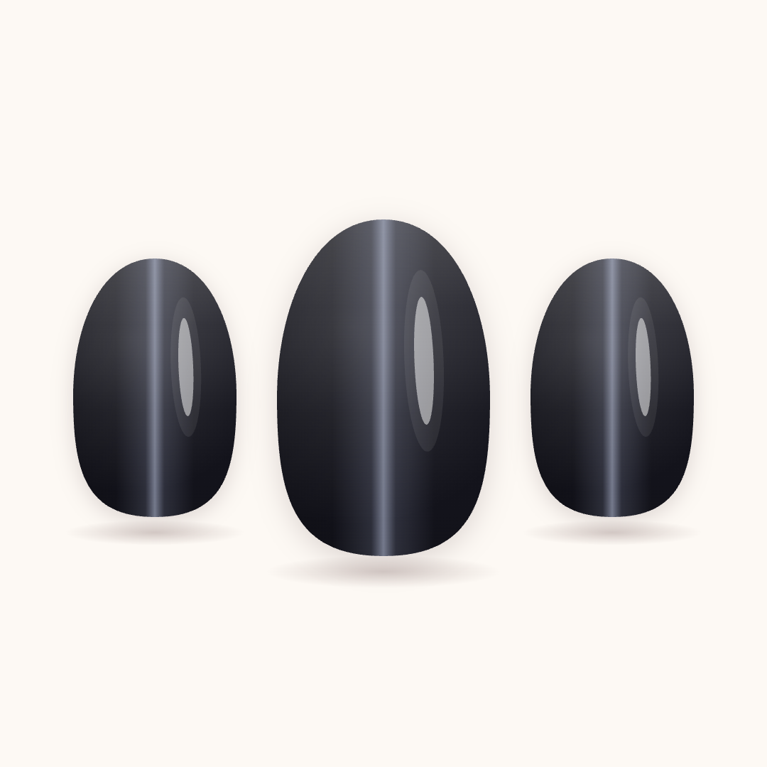 Neilé Cat Eye Black — oval short