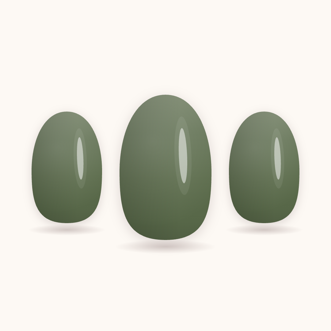 Neilé Dark Green — oval short