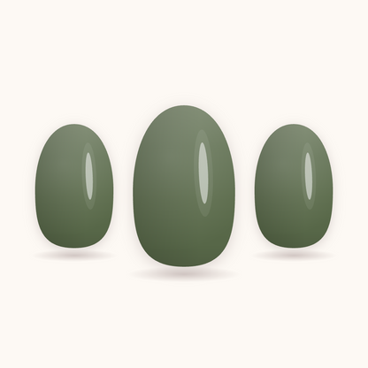 Neilé Dark Green — oval short