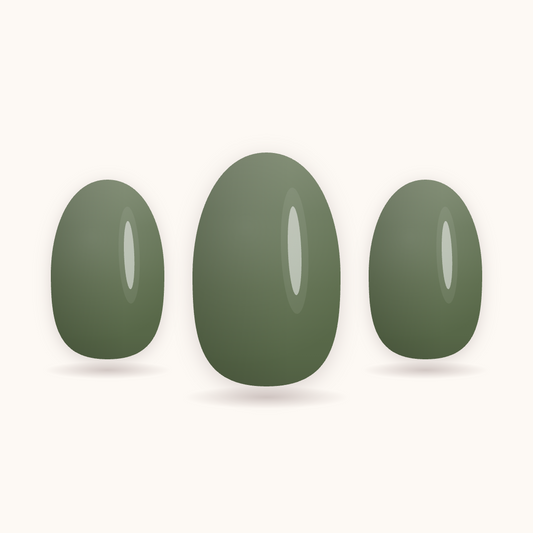 Neilé Dark Green — oval short