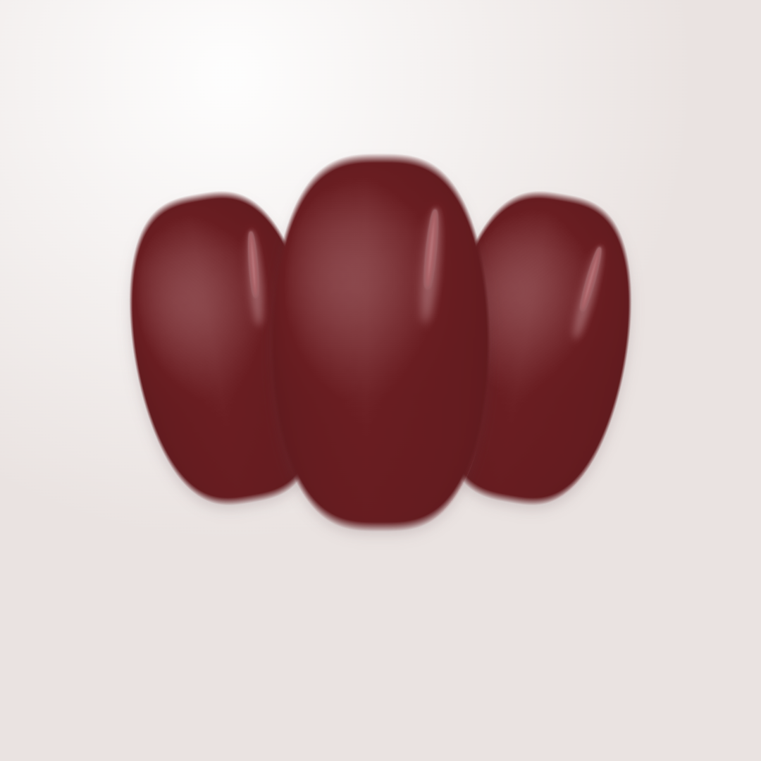 Neilé Gelwraps Signature Bordeaux — oval short