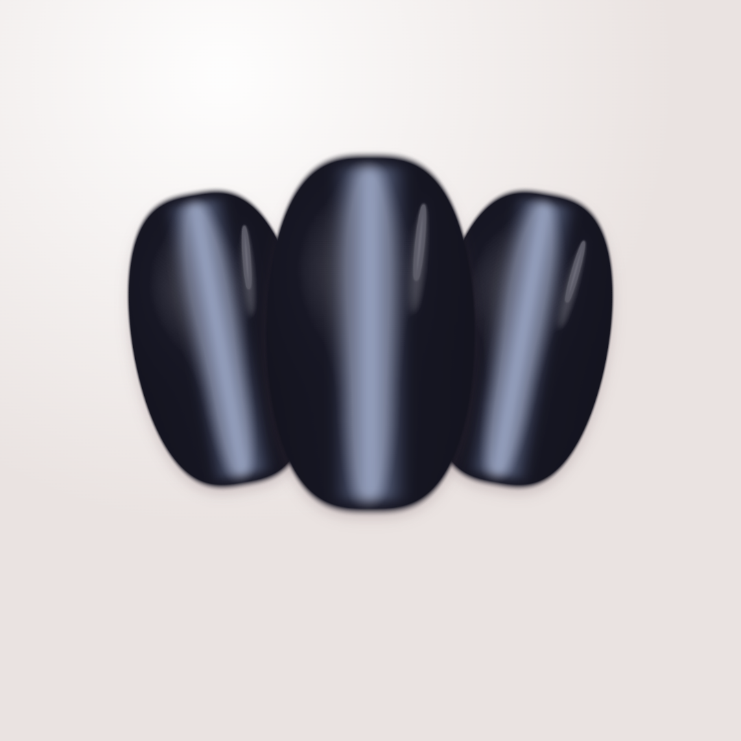 Neilé Gelwraps Cat Eye Black — oval short