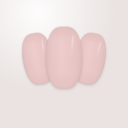 Neilé Gelwraps Nude Glam — oval short